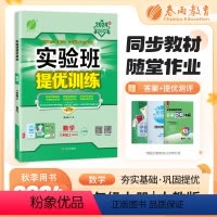 数学 八年级上 [正版]2024秋实验班提优训练八年级上册数学人教版强化版中学教辅初二资料辅导书同步单元课时作业训练习册