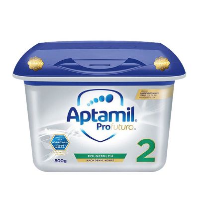 原装进口德国爱他美Aptamil白金版安心罐婴幼儿配方牛奶奶粉2段（6-12个月）800g
