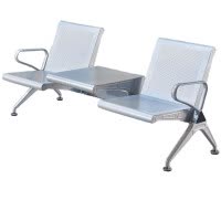 戴劲 靠背排椅候诊椅加厚机场银行车站医院等候椅大厅连椅双人位(无垫)