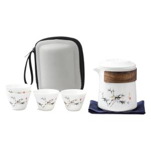 卫未来 茶具快客杯泡茶杯 一壶四杯 套