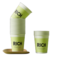 祥铁 纸杯一次性家用加厚加硬防烫耐高温食品级热饮杯隔热水杯60只 包