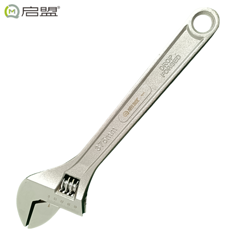 启盟(QIMENG)镀铬活动扳手活口扳手15英寸375mmQM-6015把