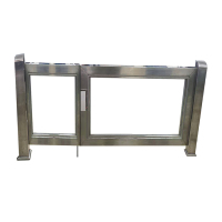 亮刃 通道对开门禁 8mm 1500x900x100mm 套