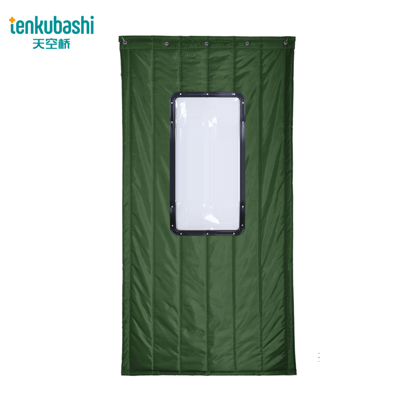 天空桥 棉门帘 军绿色牛津布 4层 40*80cm 平方米