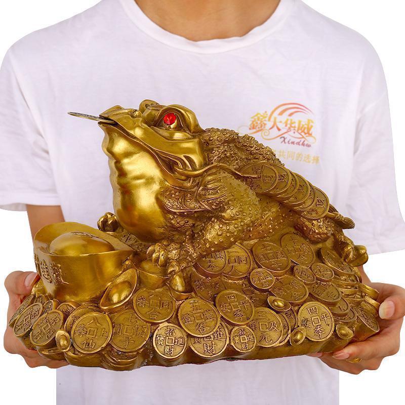 美帮汇摆件铜三脚蟾蜍大号三足金蝉店铺收银台开业礼品