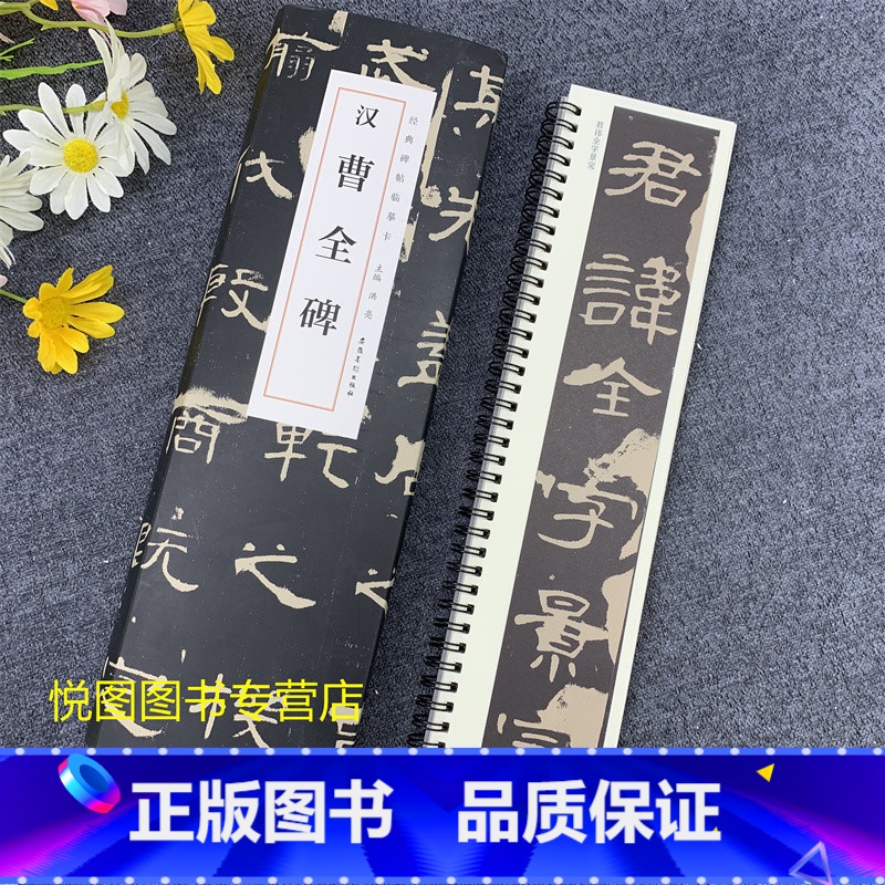 [正版]汉曹全碑近距离经典碑帖临摹字卡全3册全文无删减洪亮主编汉隶书碑帖字帖附简体旁注毛笔书法练字书籍安徽美术出版