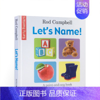 [正版]英文原版绘本 Early Starters Let's Name!儿童早教启蒙英语单词图画词典 婴幼儿动物认知撕