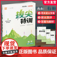 2025秋 拔尖特训 数学 苏教版 四年级上 4上 同步提优训练专项练习一课一练 同步教辅 必刷题 通成学典天天练教辅