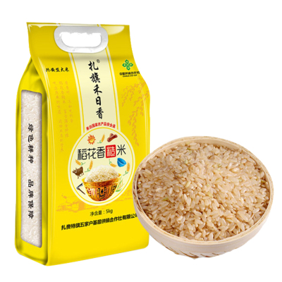 内蒙扎赉特糙米新米10斤5kg东北糙米真空粗粮玄米五谷杂粮