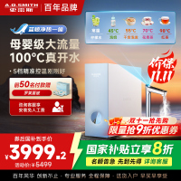 AO史密斯佳尼特加热净水器加热直饮一体机 家用厨下反渗透直饮水机净水机过滤器 CDR2000S1[蓝鲸上新]