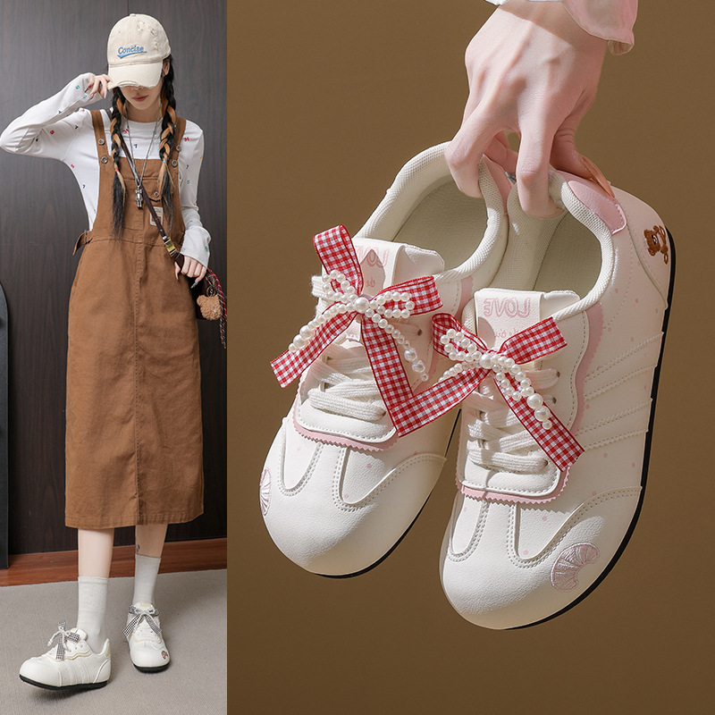 2026春季新款韩版透气阿甘鞋女ins学生休闲鞋女德训跑步女鞋