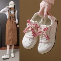 2026春季新款韩版透气阿甘鞋女ins学生休闲鞋女德训跑步女鞋