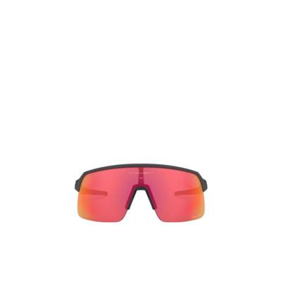 欧克利(OAKLEY)徽标太阳镜有色镜片时尚百搭男士专用遮阳防护眼镜 红色