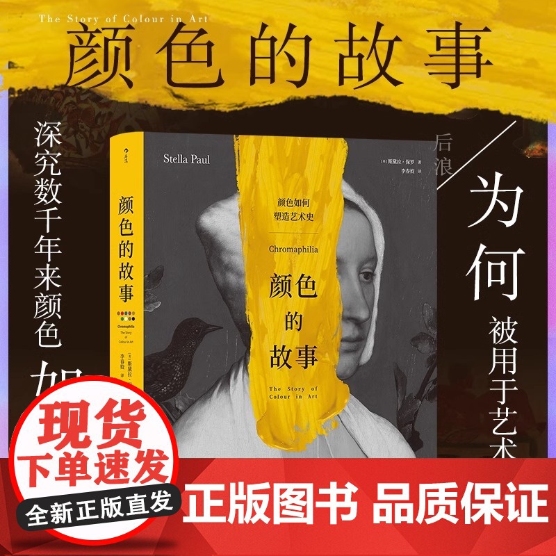 正版 颜色的故事 探索艺术史中的颜色奥秘 240件艺术作品 10种单独颜色或组合的艺术故事 色彩理论通俗读物书籍hl