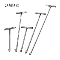 众慧创安 井盖钩子 下水道钩 卷闸门拉钩 (备注平头或尖头) 68cm 个