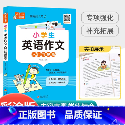 小学英语作文入门与提高 小学通用 [正版]小学语文错别字修改大全 人教版一二三年级四年级五年级六年级上册下册知识大全手册