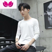 七斓CityBoy日系廓形条纹长袖衬衫男宽松打底休闲内搭叠穿衬衣