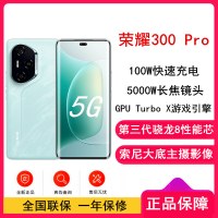 [全新]荣耀300 Pro 茶卡青 16GB+512GB 第三代骁龙8芯 5G 5300毫安青海湖电池 100W快充 拍照手机