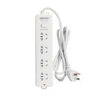 赛时工控(SHSSGK) SKSC8-6860 四位5孔 移动式排插 (单位:个) 白