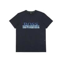 Hugo Boss圆领徽标短袖T恤男宽松舒适百搭休闲夏季基础款