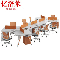 亿洛莱 八人职员桌+柜 5028*2192mm 套
