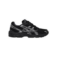 ASICS跑步鞋男舒适透气轻便耐磨黑色银色装饰网面时尚户外公路