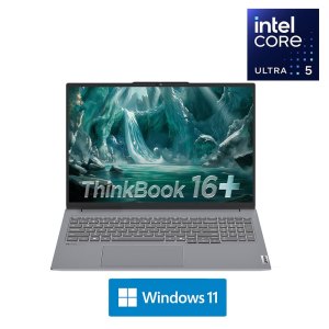 ThinkPad ThinkBook 16+ 00CD 16英寸标压便携轻薄笔记本电脑 定制(英特尔Evo平台认证酷睿Ultra 5 225H 32G内存 2T固态 3.2K)