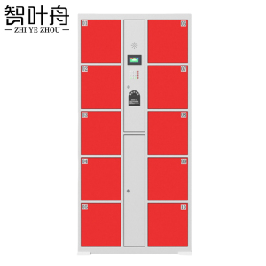 智叶舟智能储物柜指纹密码10门850*460*1800mm台