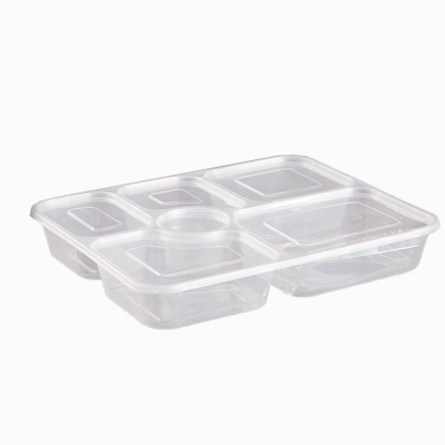 江小果一次性五格餐盒1250ml JXG-CH 150个/箱