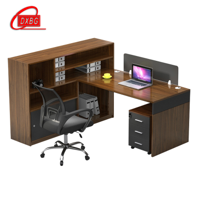 DXBG财务办公桌职员桌简约现代2/4/6人位屏风办公卡座双人办公桌组合(不含椅)