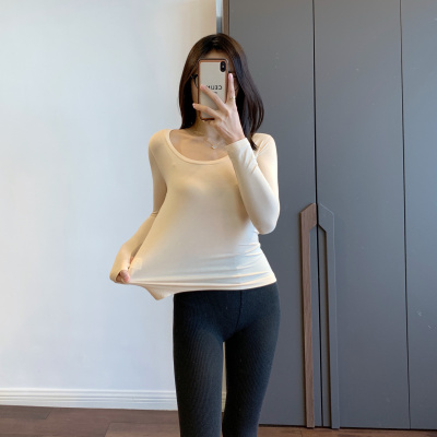 苏芈福利价新科技氨基酸chao轻软薄美雅碧打底衫保暖T恤