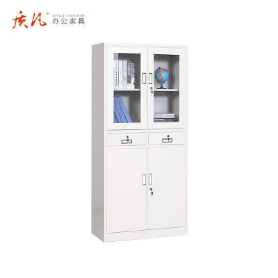 质凡中二斗文件柜储物柜带锁多门柜/ZF-WJG027/850*390*1800