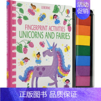 手指画活动书 (独角兽和仙女) [正版]Usborne Activity Books Stickers 尤斯伯恩益智游戏