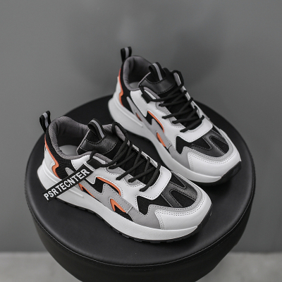 奥休斯(allshoes)2021夏季潮流女士休闲鞋女学生透气舒适增高软底运动跑步鞋