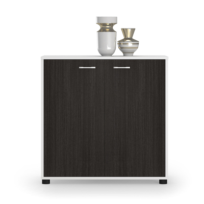 初嘉(CJ)CWG-BS3新中式置物储物柜收纳柜办公文件矮柜茶水柜0.8米