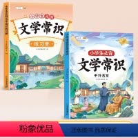 小学生必背文学常识+练习册 小学通用 [正版]版小学生必背文学常识积累大全中外名家题库一本全小学语文中国古代现代文化素养
