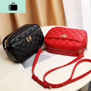 上新质感小包包斜挎包女2020新款菱格链条包韩版百搭时尚单肩女包NEW LAKE女斜挎包