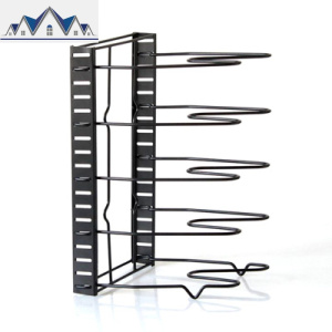 厨房子砧板架子案板架菜板架置物架多层刀架锅盖支架收纳架 三维工匠 可折叠锅盖架