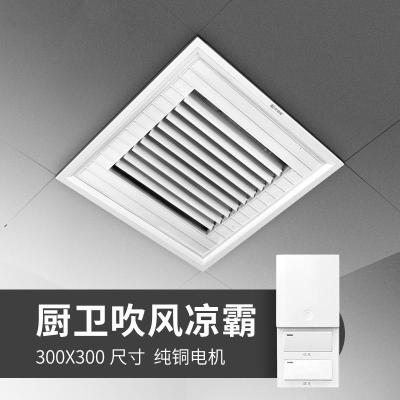 凉霸集成吊顶电风扇纳丽雅卫生间摆页冷风扇厨房风扇吹风机_897