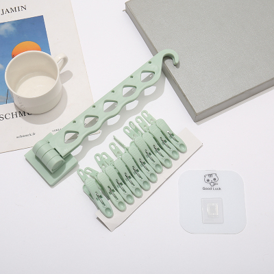 炎禹可移动家用多功能防风晾衣夹2个装