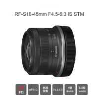 佳能(CANON) 微单相机镜头 适用于佳能R10 R7 R50 R100 微单相机 RF-S18-45 F4.5-6.3 IS STM 套机镜头 白盒