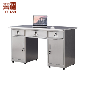 翼澜 不锈钢电脑桌 1.4m张