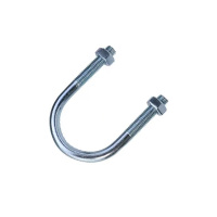 伟鹏双兴 镀锌U型螺丝管卡抱箍 DN80*M6 个