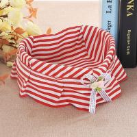 家柏饰(CORATED)田园藤编收纳篮整理收纳筐桌面化妆品遥控器厨房收纳盒小篮子