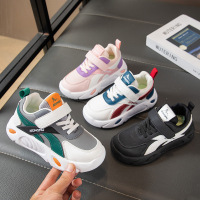 新款春秋季男童运动鞋魔术贴透气轻便中大童沙滩跑步鞋