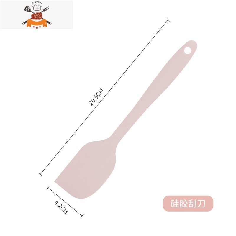 婴儿辅食硅胶铲不粘锅专用可高温宝宝炒菜铲子小锅铲迷你厨具套装