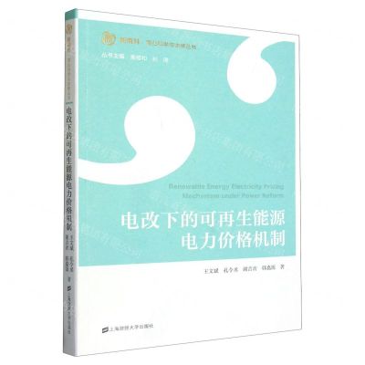 [N]电改下的可再生能源电力价格机制/新商科商业科学与决策丛书-9787564240493