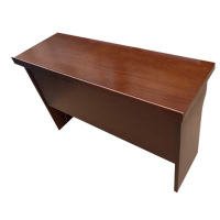 汉诺鑫威会议桌双人条桌培训移动小型长方形桌现代简约会议室条形桌1.2米黑胡桃密度板贴木皮