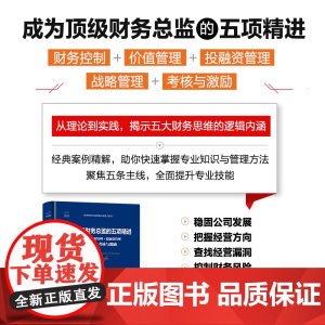 成为顶级财务总监的五项精进 财务控制 价值管理 投融资管理 战略管理 考核与激励 平准等 著 管理