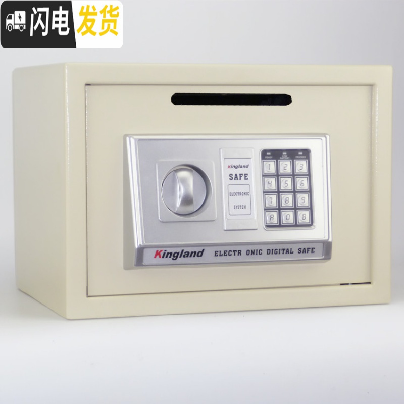 三维工匠成人密码带锁投币储蓄 存钱罐创意钱箱收银保险箱家用超大号防摔 大号米白色门投[密码款]储蓄罐